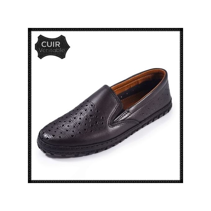 Mocassin Médical Homme- Marron