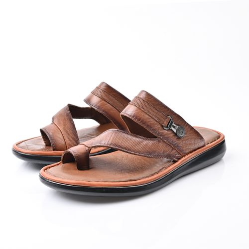 Sandale Homme Cuir,Tendance- Sabler