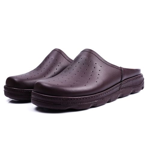 Sabot Médical,Sabot Homme - Marron.