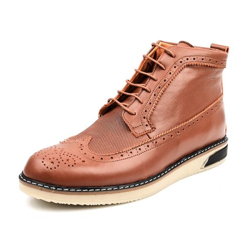 Botte Homme,Botte Cuir,Botte 2022 - Tabac