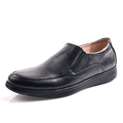 Chaussure En Cuir Pour Homme Noir
