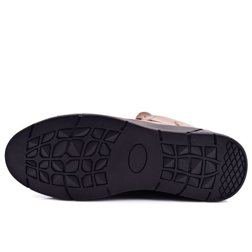Espadrille 100% Cuir Pour Homme - Tabac