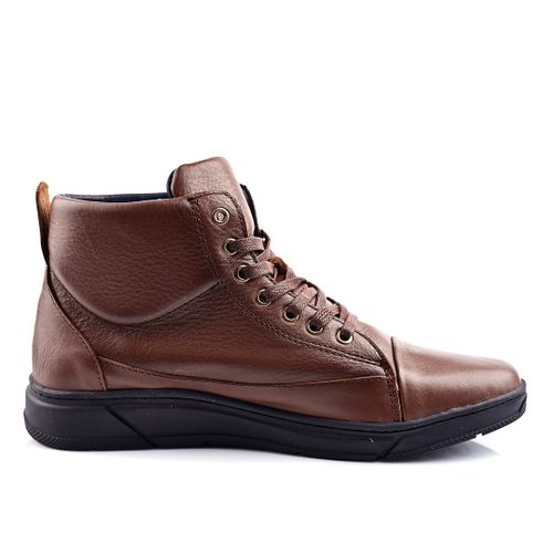 Espadrille 100% Cuir Pour Homme - Tabac