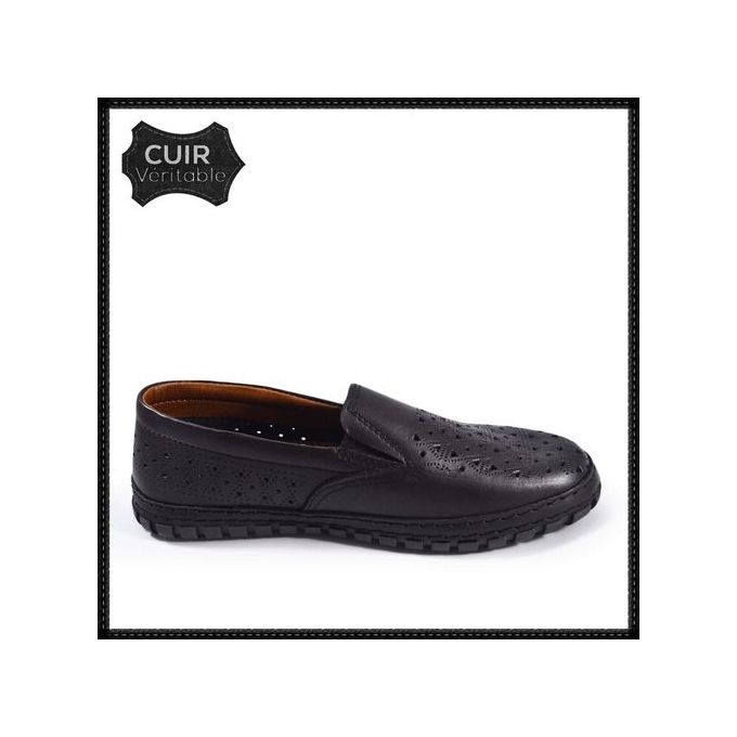 Mocassin Médical Homme- Marron