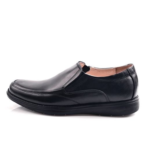 Chaussure En Cuir Pour Homme Noir