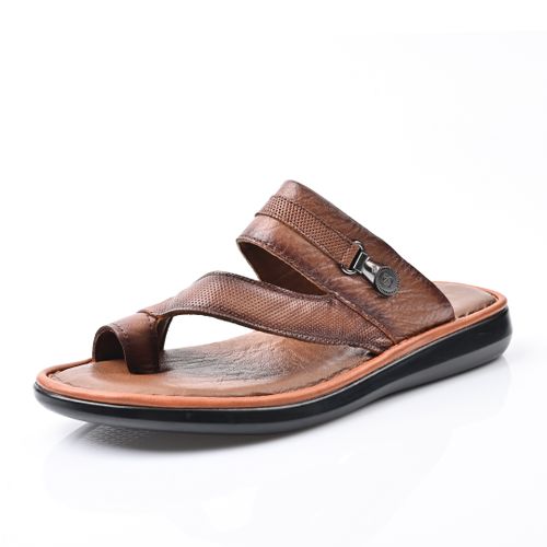 Sandale Homme Cuir,Tendance- Sabler