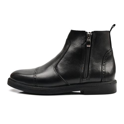 Botte Homme,Botte Cuir,Botte 2021 - Noir