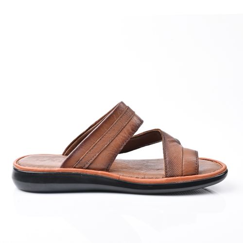 Sandale Homme Cuir,Tendance- Sabler