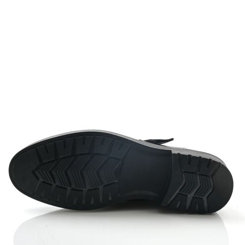 Botte Cuir Pour Homme - Noir