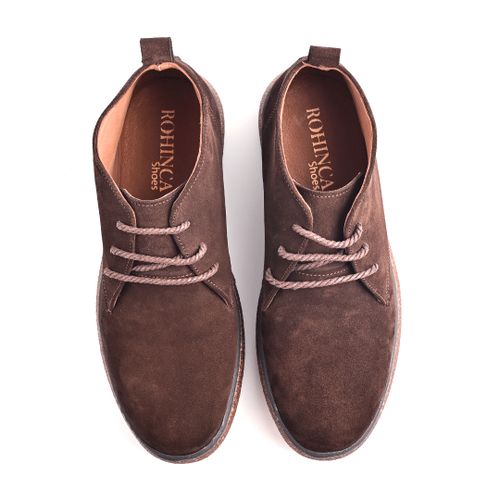 Botte Daim,Bottine Homme - Marron