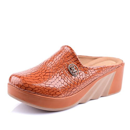 Sabot Femme,à Talon compensé - Sabler