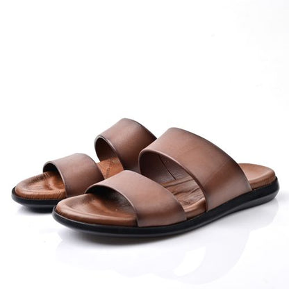 Sandale Homme Cuir,Tendance- Sabler