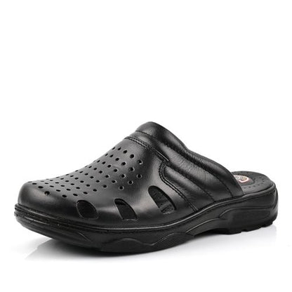 Sandale Homme Cuir -Noir