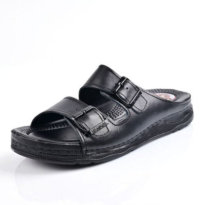 Sandale Homme En Cuir - Noir