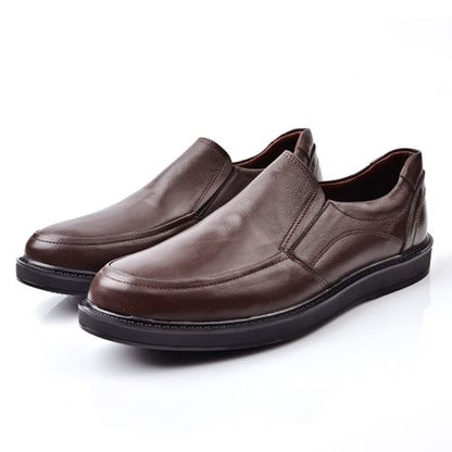 Chaussure Médical,Chaussure Homme en Cuir - Marron