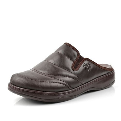 Sabot Cuir Homme- Marron