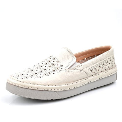 Chaussure Homme Médical En Cuir - Beige