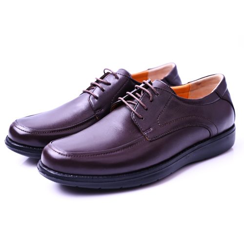 Chaussure Médical,Chaussure Cuir,Mocassins Médical - Marron