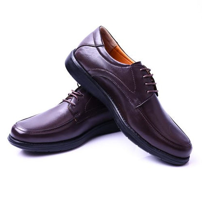 Chaussure Médical,Chaussure Cuir,Mocassins Médical - Marron