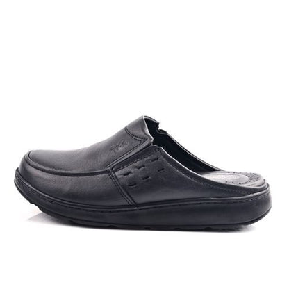 Sabot Médical Cuir- Noir