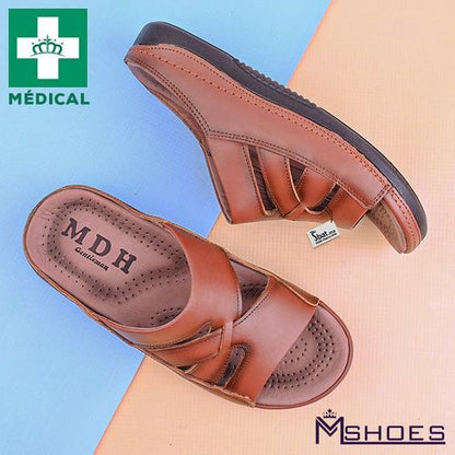 Sandale Médical Pour Homme - Tabac