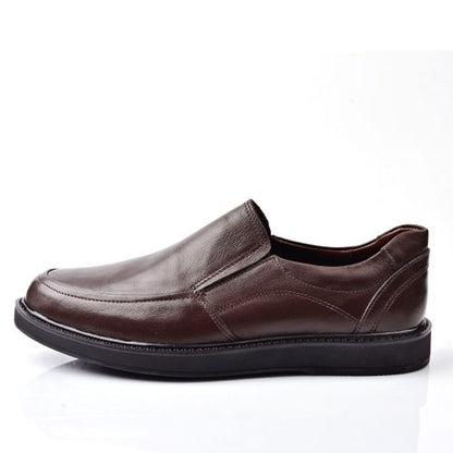 Chaussure Médical,Chaussure Homme en Cuir - Marron