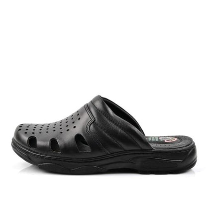 Sandale Homme Cuir -Noir