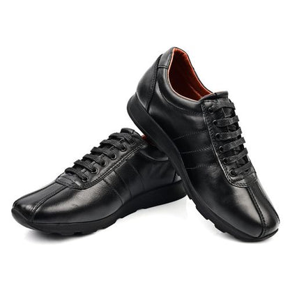 Espadrille Homme En Cuir,Chaussure Homme, Noir