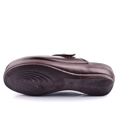 Sabots Médical Cuir Pour Femme - Marron