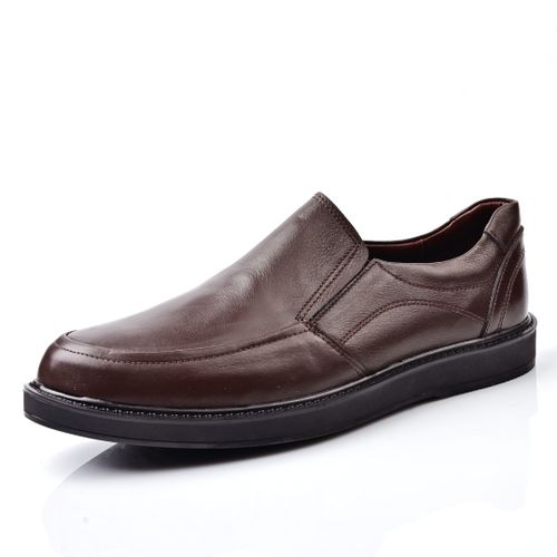 Chaussure Médical,Chaussure Homme en Cuir - Marron