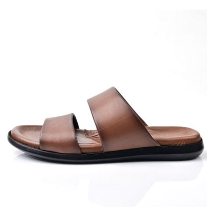 Sandale Homme Cuir,Tendance- Sabler