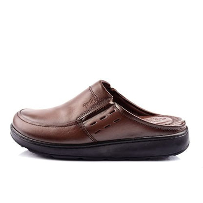 Sabot Médical Cuir- Marron