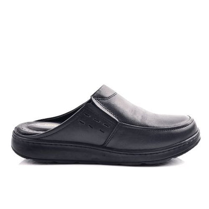 Sabot Médical Cuir- Noir