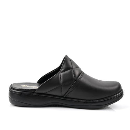 Sabot Cuir Homme- Noir