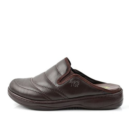Sabot Cuir Homme- Marron