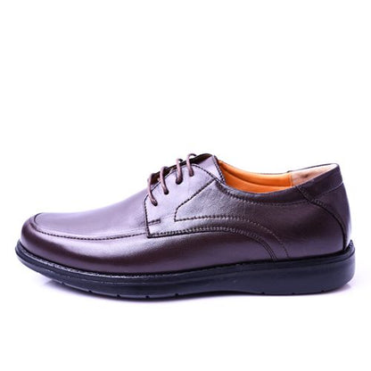 Chaussure Médical,Chaussure Cuir,Mocassins Médical - Marron