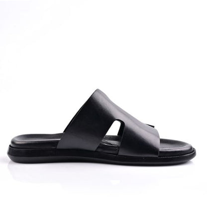 Sandale Homme Cuir -Noir