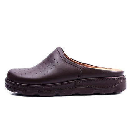 Sabot Médical Cuir - Marron