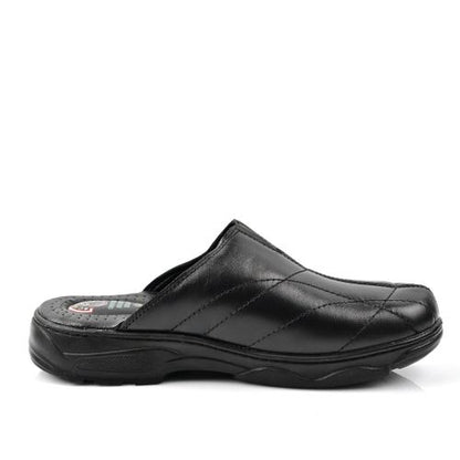 Sabot Cuir Homme- Noir