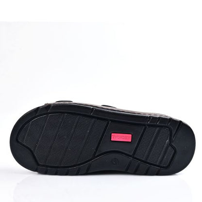 Sandale Homme En Cuir - Marron