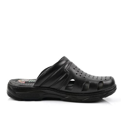 Sandale Homme Cuir -Noir