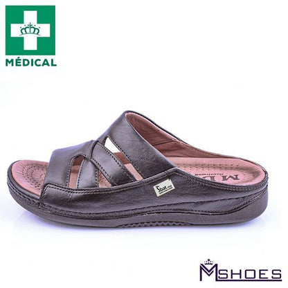 Sandale Médical Pour Homme - Marron