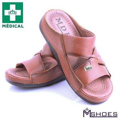Sandale Médical Pour Homme - Tabac