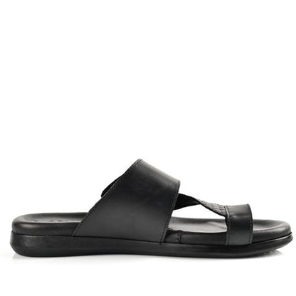 Sandale Homme Cuir -Noir