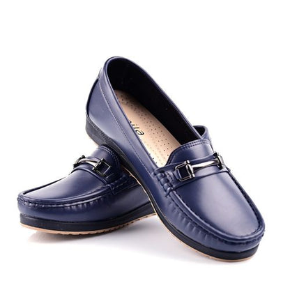 Mocassin Femme - Bleu