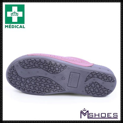 Sabots Médical,Sabot Cuir,Sabot Femme,Tendance 2021 - Rose