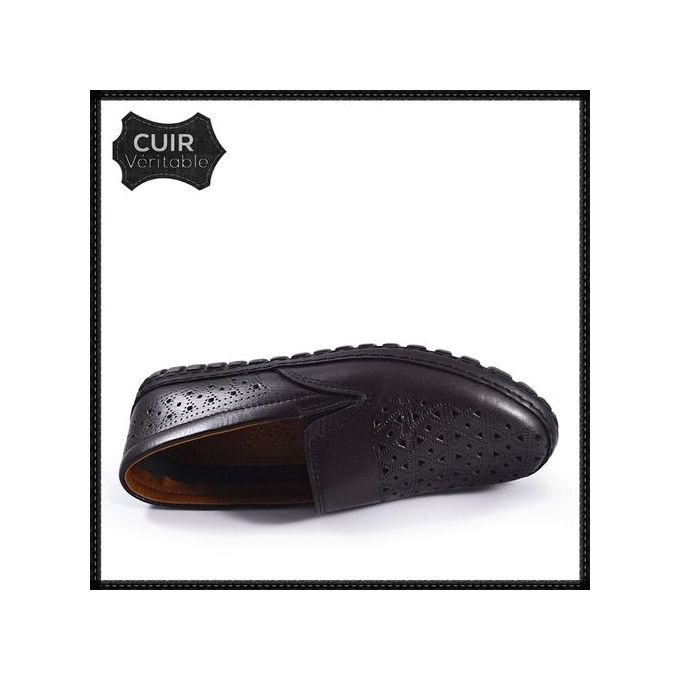 Mocassin Médical Homme- Marron