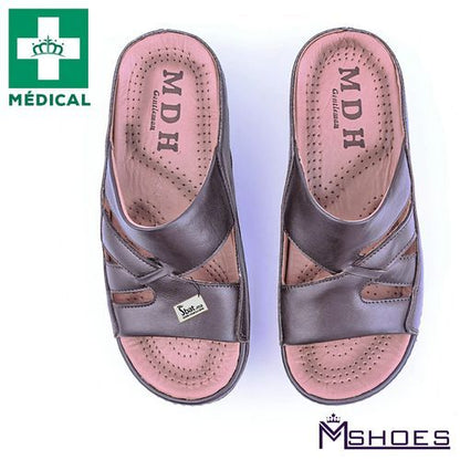 Sandale Médical Pour Homme - Marron