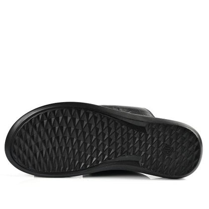 Sandale Homme Cuir -Noir