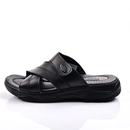 Sandale Homme Cuir- Noir